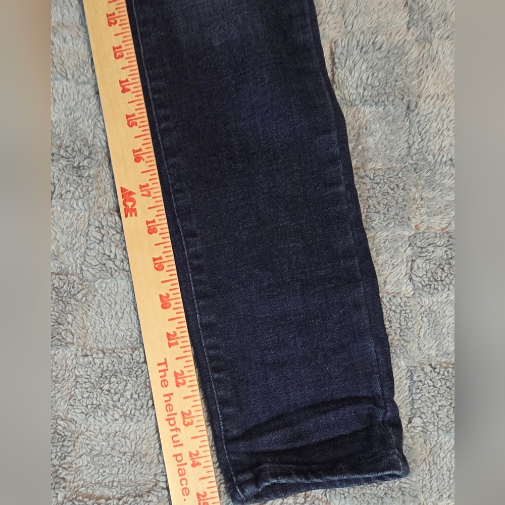Cat & Jack Girls Size 12 Skinny Jeans Ultimate Stretch Dark Wash - Picture 5 of 11